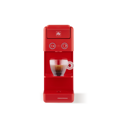 Illy Y3.3 macchina da caffè iperespresso rossa