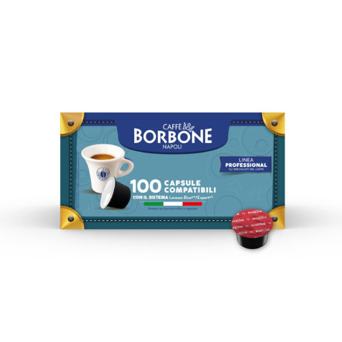 100 Capsule Caffè Borbone Compatibili Lavazza Blue – Miscela Rossa