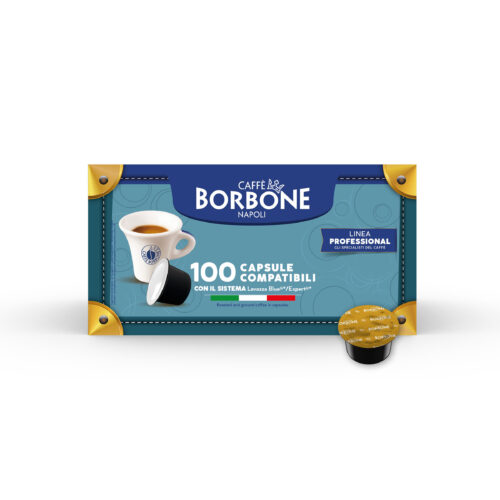 100 Capsule Caffè Borbone Compatibili Lavazza Blue – Miscela Oro