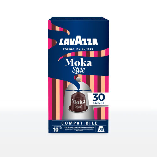 30 Capsule Lavazza Compatibili per Nespresso in alluminio - Moka Style